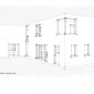 Sketch drawing of the house design 3D drawing Cork