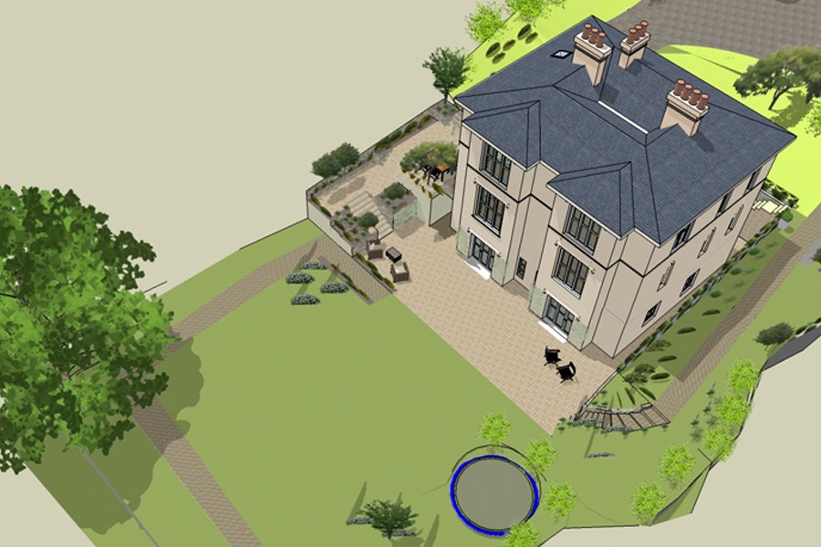 linehan construction 3D design landscape 3D design restoration landscape design cork