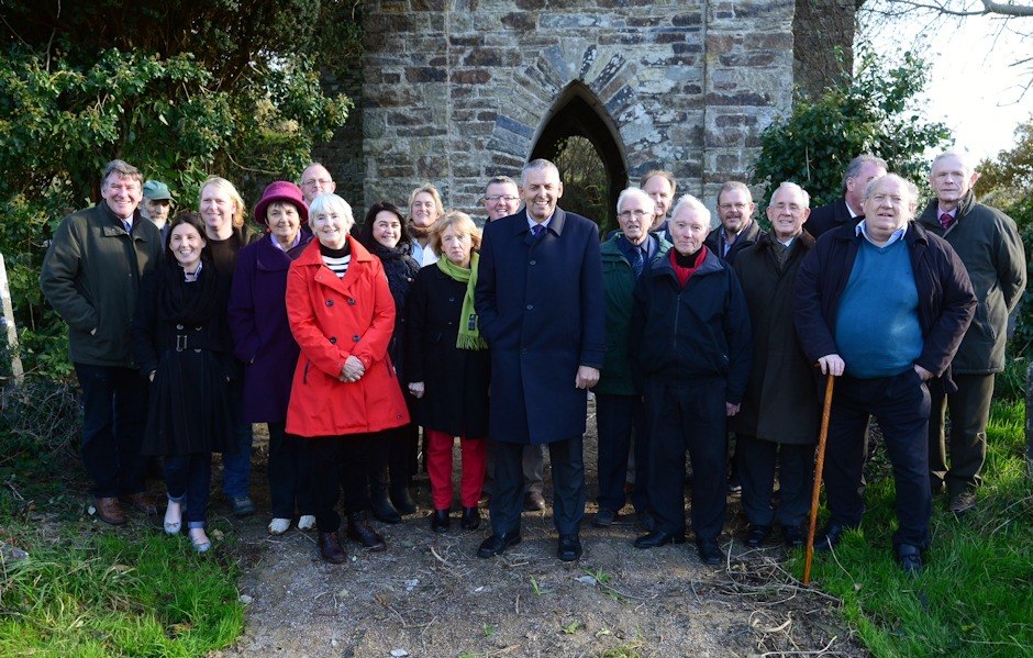 Leo Linehan with the Friends of Innishannon group Friends of Innishannon