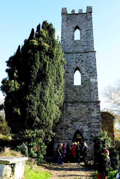 Innishanon church tower now fully restored Innishanon church Tower restored