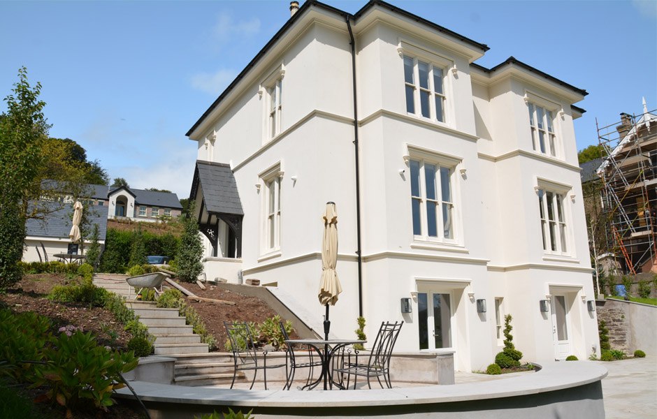 linehan construction summerland conservation project georgian house restoration new lime render
