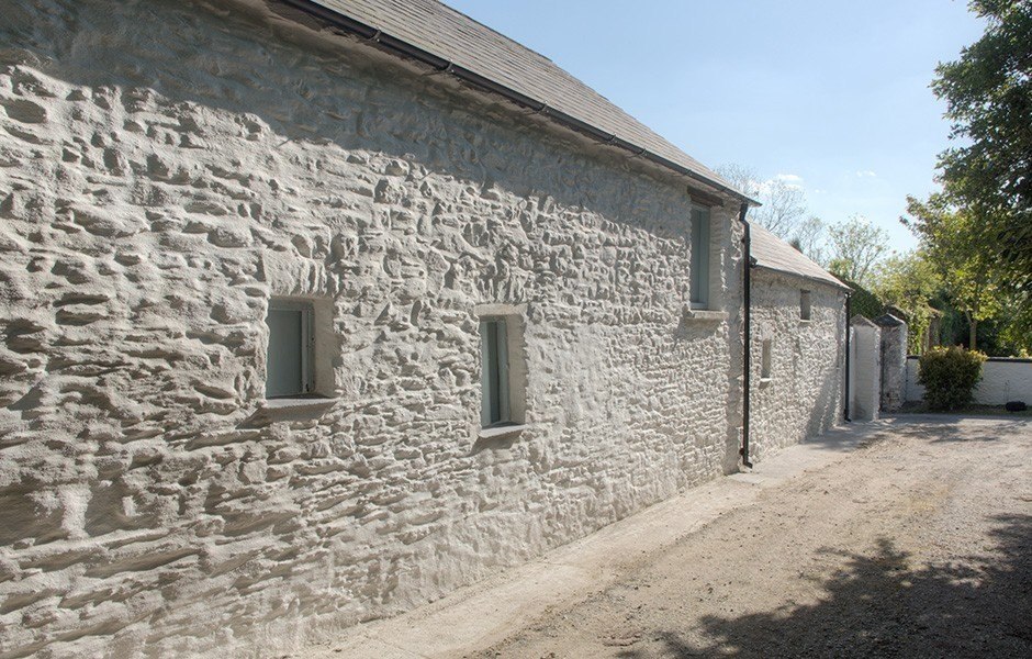 Limestone render finish Limestone render finish