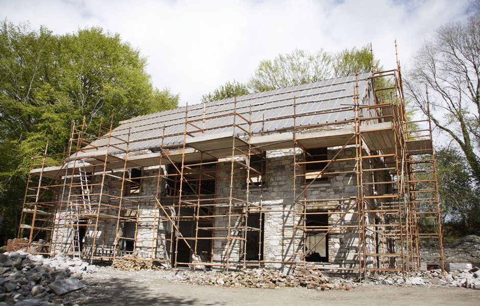 linehan construction limestone new build new build stonework cork warm roof