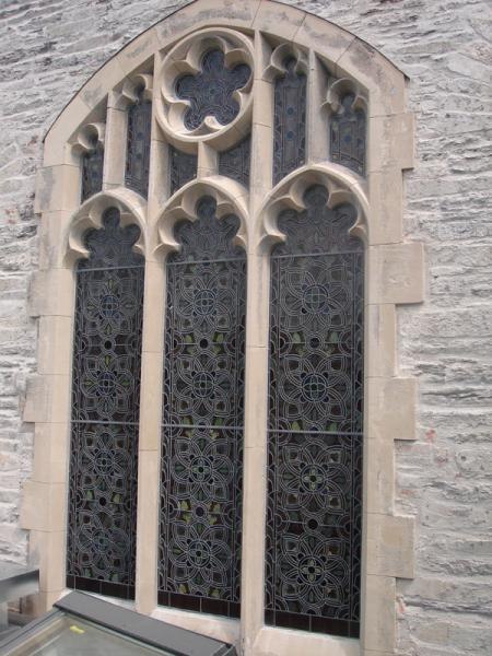 Fully restored sandstone windows