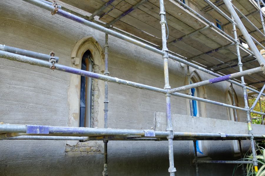 linehan construction new lime render finish external walls restoration new lime render georgian house cork